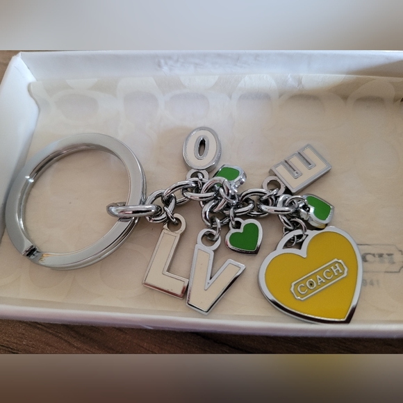 Coach LOVE Keychain - Picture 2 of 4